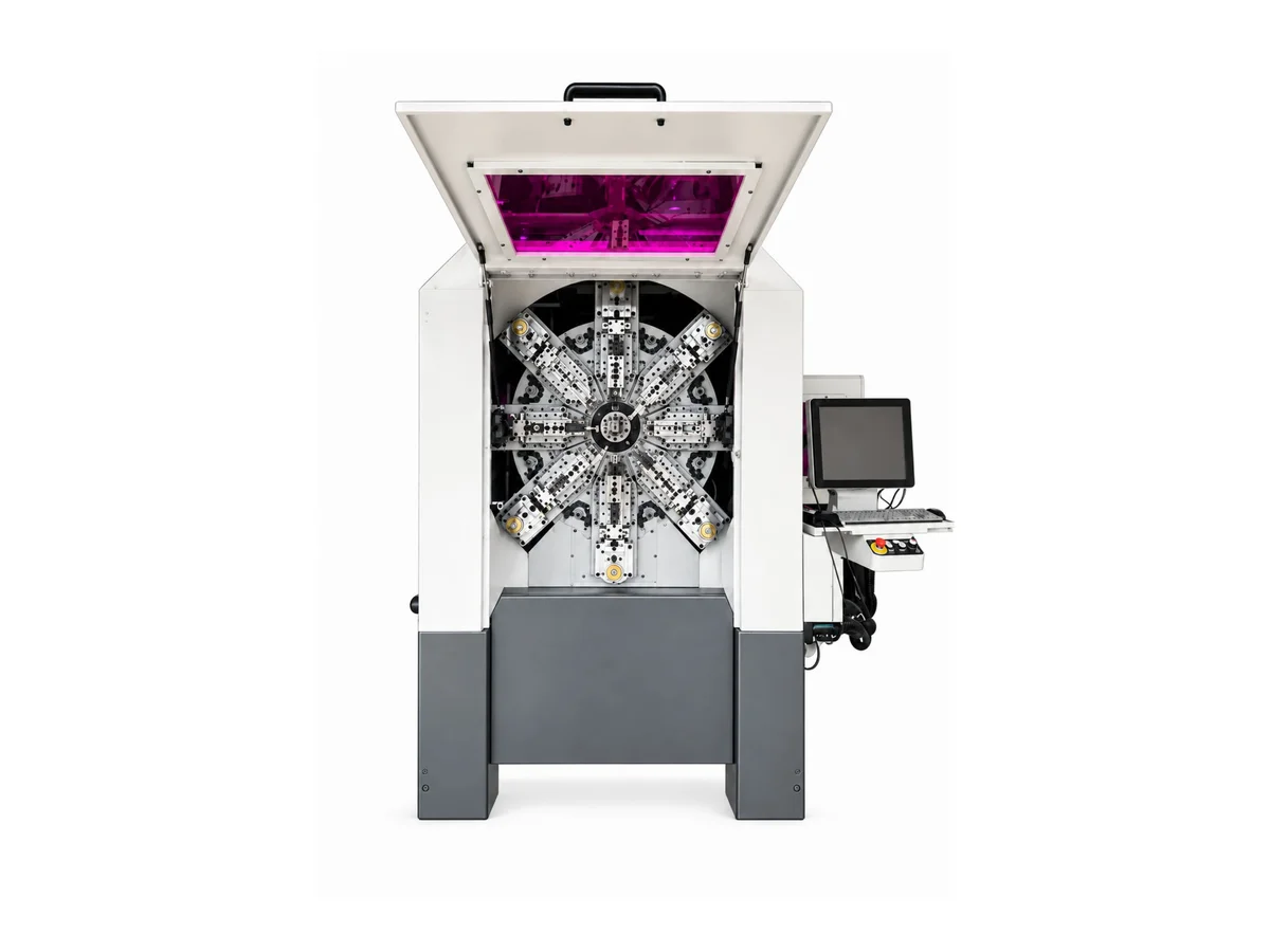 Multi-slide and CNC compression spring forming machines.